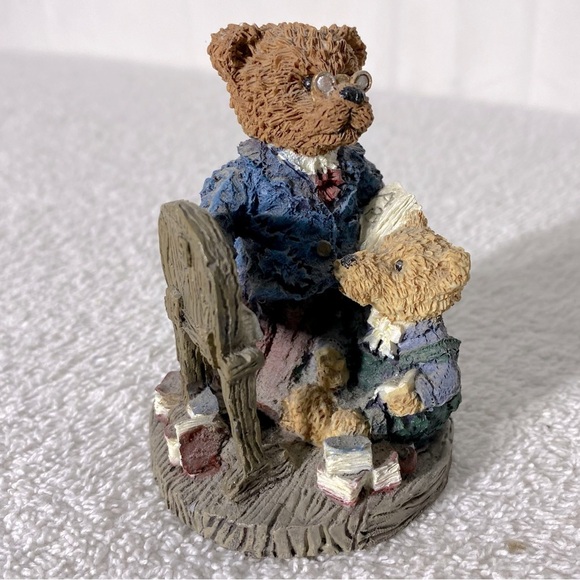 Vintage Charming Professor Bear Teacher Figurine Collectible - Picture 9 of 9